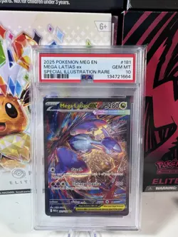 2025 Pokemon Mega Latias ex Mega Evolution SIR 181/132 PSA 10 - Image 3
