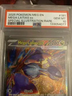 2025 Pokemon Mega Latias ex Mega Evolution SIR 181/132 PSA 10 (FRESH SLAB) 🔥 - Image 3