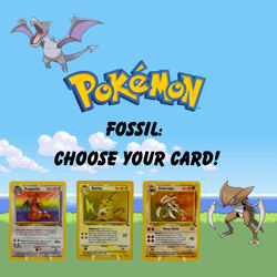 Pokemon Fossil: Choose Your Card - 1st Edition & Unlimited - LP/NM - 1999 WOTC - Image 1