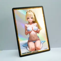 LILLIE Waifu Anime Card LIMITED 1/1 Custom TCG Holo Goddess Story ACG T13238 - Image 2