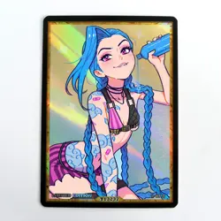 JINX Waifu Anime Card LIMITED 1/1 Custom TCG Holo Goddess Story ACG T13237 - Image 1