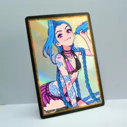 JINX Waifu Anime Card LIMITED 1/1 Custom TCG Holo Goddess Story ACG T13237 - Image 2