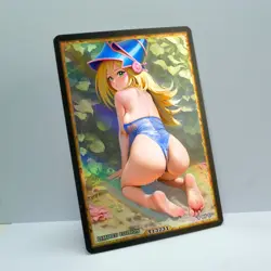 DARK MAGICIAN GIRL Waifu Anime Card LIMITED 1/1 Custom TCG Holo T13231 - Image 2
