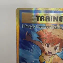 Pokemon Card TCG Misty's Determination Evolutions 108/108 Holo Full Art NM - Image 4