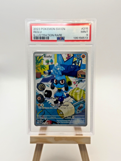 Riolu 215/198 SV01: Scarlet & Violet Base Set Holo PSA 9 Graded Pokemon Card - Image 1