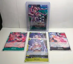 Perona OP14-033 SR 2 RARES 2 COMMONS ONE PIECE Card Game English (5x) Cards - Image 1