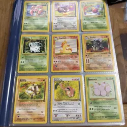 Binder Pokemon Card Collection Lot Wotc Vintage Full Art Base Set More Rares - Image 1