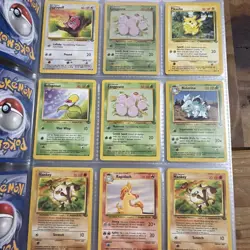Binder Pokemon Card Collection Lot Wotc Vintage Full Art Base Set More Rares - Image 2