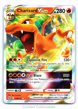 Charizard VSTAR 018/172 - Brilliant Stars - Pokemon Card - Near Mint - Image 1