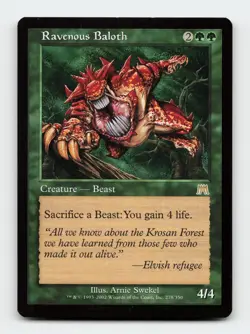 Ravenous Baloth Onslaught Magic The Gathering MTG Card - Image 1