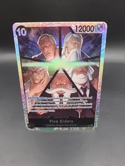 Five Elders OP13-082 SR Carrying on His Will - ONE PIECE Card Game English - Image 1