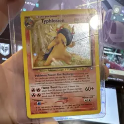 Pokemon Typhlosion Neo Genesis Holo Rare 17/111 100 HP English TCG Card - Image 1