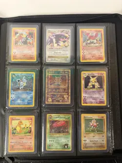 Vintage Pokemon Card Collection - No Binder Lot 2 Pages - US (Lot #4) - Image 1
