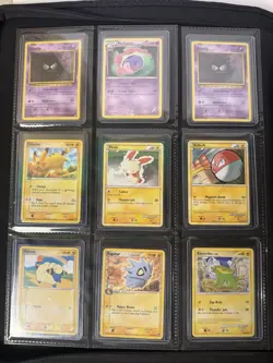 Vintage Pokemon Card Collection - No Binder Lot 2 Pages - US (Lot #4) - Image 2