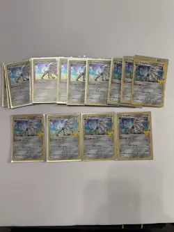 Pokemon 25th Anniversary Pokemon TCG Celebrations Solgaleo Lot, 25 cards - Image 1