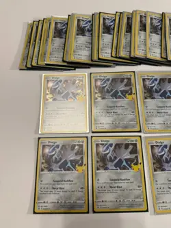 Pokemon 25th Anniversary Pokemon TCG Celebrations Dialga Lot, 62 cards - Image 2
