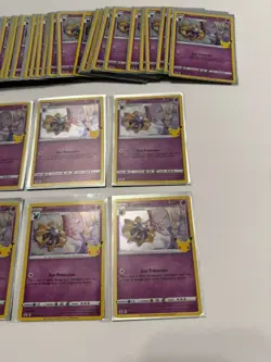 Pokemon 25th Anniversary Pokemon TCG Celebrations Cosmoem Lot, 68 cards - Image 4