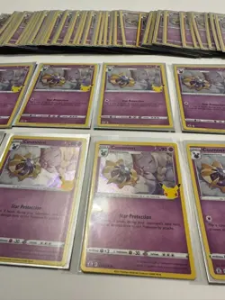 Pokemon 25th Anniversary Pokemon TCG Celebrations Cosmoem Lot, 68 cards - Image 5