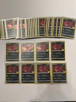 Pokemon 25th Anniversary Pokemon TCG Celebrations Yveltal Lot, 48 cards - Image 1