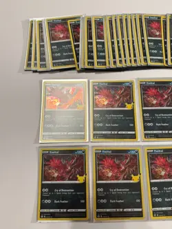 Pokemon 25th Anniversary Pokemon TCG Celebrations Yveltal Lot, 48 cards - Image 2