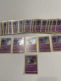 Pokemon 25th Anniversary Pokemon TCG Celebrations Lunala Lot, 28 cards - Image 1
