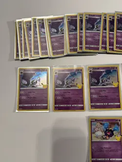 Pokemon 25th Anniversary Pokemon TCG Celebrations Lunala Lot, 28 cards - Image 3