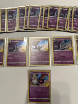 Pokemon 25th Anniversary Pokemon TCG Celebrations Lunala Lot, 28 cards - Image 4