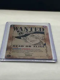 Sabo Wanted Poster Card SEC SP - OP13 - 120 Carrying On His Will English ! LQQK - Image 2