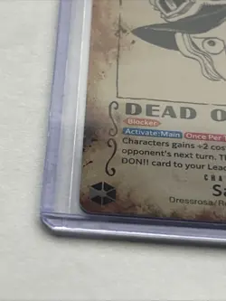 Sabo Wanted Poster Card SEC SP - OP13 - 120 Carrying On His Will English ! LQQK - Image 3