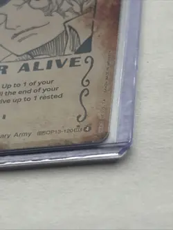 Sabo Wanted Poster Card SEC SP - OP13 - 120 Carrying On His Will English ! LQQK - Image 4