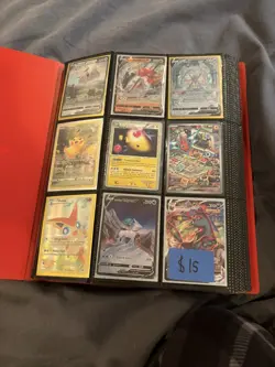 Pokemon Card Binder Collection 200+ Cards Ex, Gx, Full Art And Trainer Cards - Image 1