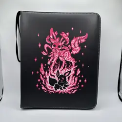 Pokemon Sylveon & Eevee Binder For Card Collecting 40 Sleeves Zipper Wrist Strap - Image 1