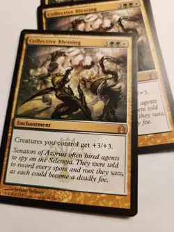 MTG 4x x4 Collective Blessing - Return to Ravnica Card # 150 Playset - Image 2