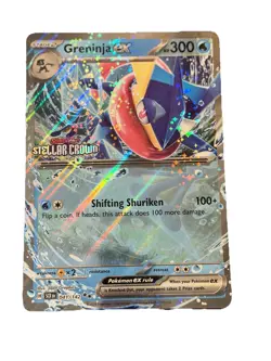 New: 2024 Pokemon TCG Greninja ex (Stellar Crown) 041/142 Jumbo Cards Holo - Image 1