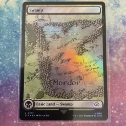 Swamp (FOIL) x1 - MTG The Lord of the Rings: Tales of Middle-earth LTR #277 - Image 1