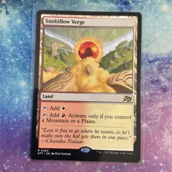 Sunbillow Verge (REGULAR) x1 - MTG Aetherdrift DFT #264 - Image 1