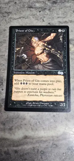 Priest of Gix Urza's Saga Regular Summon Minion MTG NM - Image 1