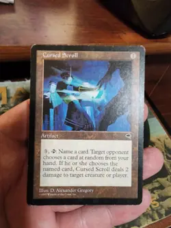 Tempest MTG 1 Cursed Scroll Magic - Image 1