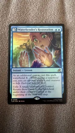Waterbender's Restoration FOIL - Avatar Last Airbender - MTG - Image 1