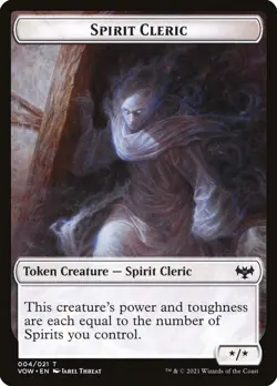Spirit Cleric Token - Innistrad: Crimson Vow (VOW) NM Never Played - Image 1