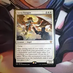 MTG Serra Paragon 032/281 NM+ Mythic Dominaria United DMU Never Played Magic - Image 1