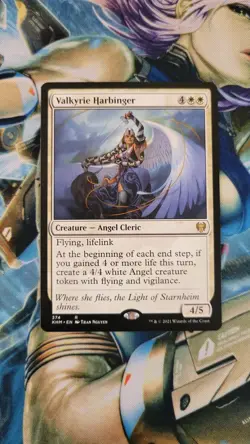 x1 Valkyrie Harbinger MTG Kaldheim R M/NM, English - Image 1