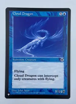 MTG - Cloud Dragon - The List - Portal - Rare - Image 1