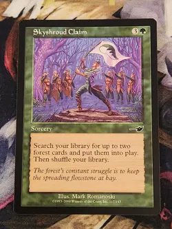 MTG Skyshroud Claim - Nemesis NM - Image 1