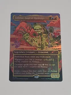 Animar, Soul of Elements Rainbow Foil Secret Lair Drop Series NM mtg - Image 1