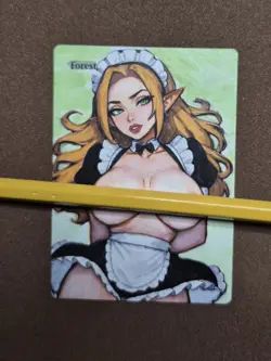 mtg altered art hand painted anime - Image 1