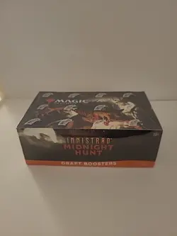 Magic The Gathering Innistrad Midnight Hunt Draft Booster Box Factory Sealed 630509986453 - Image 1