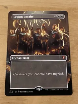 Legion Loyalty Borderless - Commander Legends: Battle For Baldur’s Gate - NM - Image 1