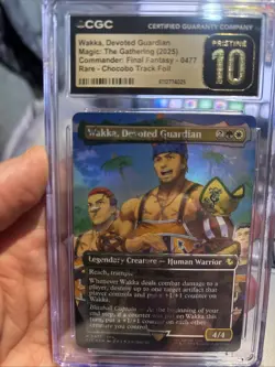 Wakka, Devoted Guardian (Borderless, Chocobo Track Foil) - CGC Pristine 10 - Image 1