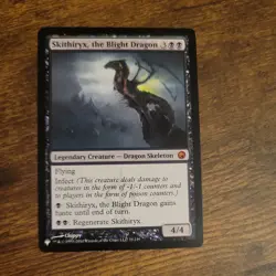 MTG Scars of Mirrodin - Skithiryx, the Blight Dragon - SOM 79 - NM - Image 1